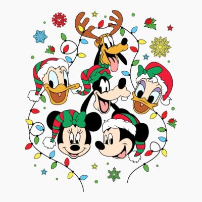 Mickey and friends luces negro