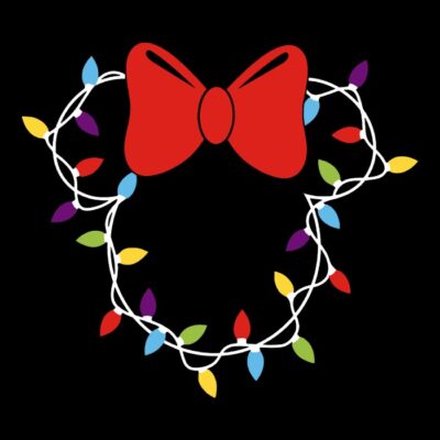 Minnie luces navidad blanco