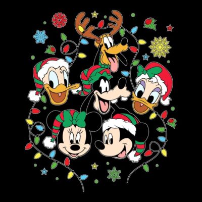 Mickey and friends luces blancas