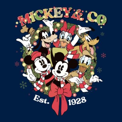 Mickey and co white
