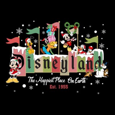 Disneyland christmas white
