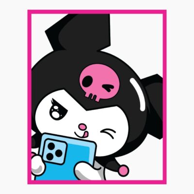 Kuromi selfie