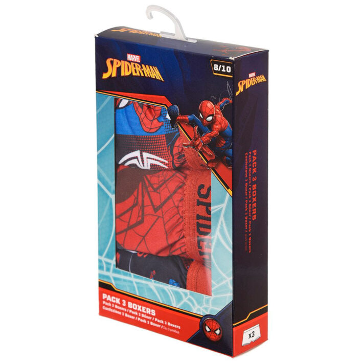 Pack de 3 boxers niño spiderman disney hombre araña regalo original 3