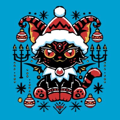 black cat xmas