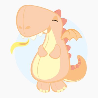 Dragón de peluche