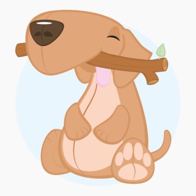 Perro de peluche