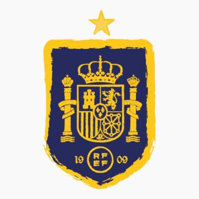 Escudo españa fútbol azul