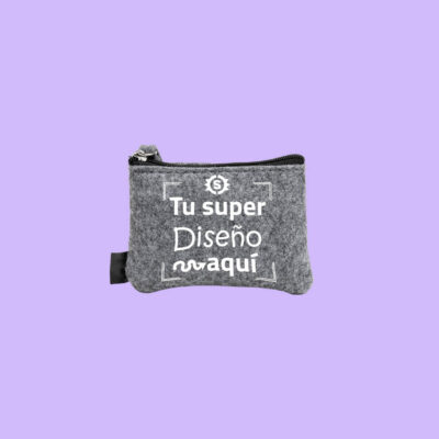 Monedero De Fieltro Reciclado