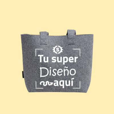 Tote Bag De Fieltro Reciclado