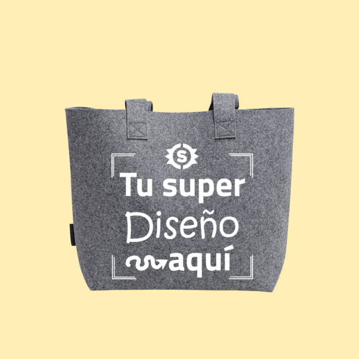 Tote bag de fieltro reciclado