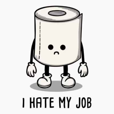 I hate my job papel higienico tiendas