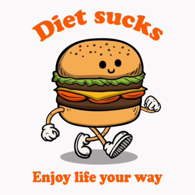 Diet sucks burger tiendas
