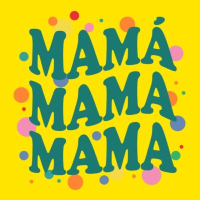 Mamá, verde mar. Día de la madre. Regalo madre.