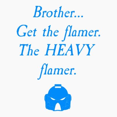 Get the flamer blue