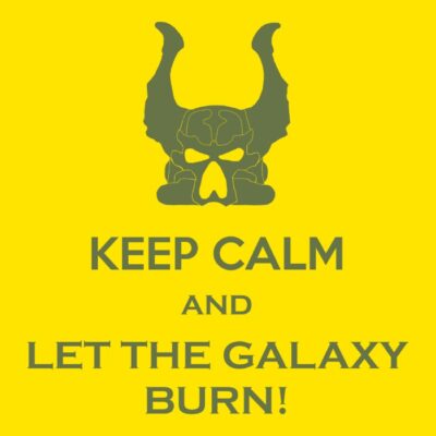 Keep Calm and let the Galaxy Burn Green