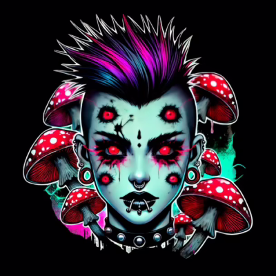 Rostro Punk Mujer