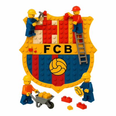 Escudo Barsa construcion LEGO