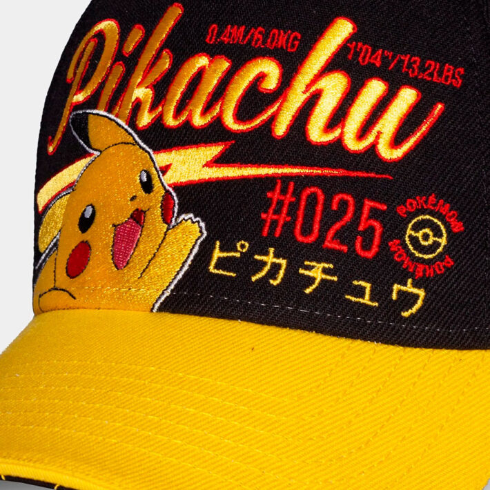 Gorra ajustable bordada pikachu nintendo pikachu regalo original 3