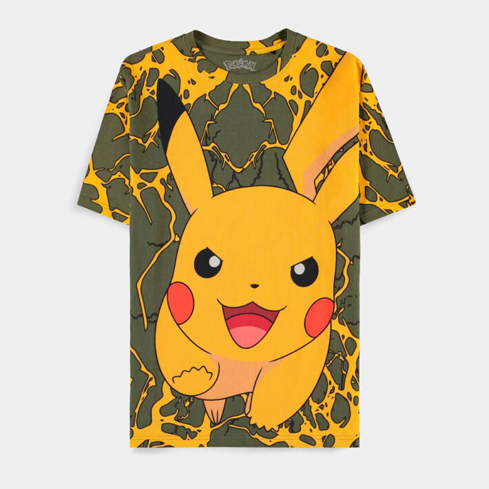 Camiseta unisex pikachu rayos nintendo pikachu regalo original 1