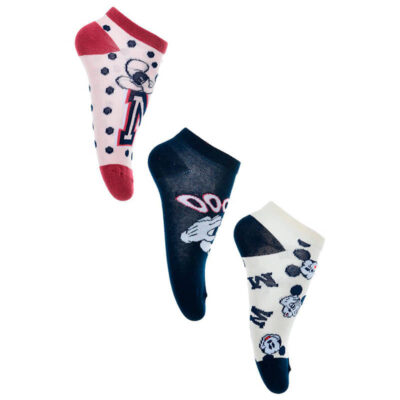 Pack 3 Calcetines Mujer Minnie Mouse Disney Minnie Mouse regalo original 1